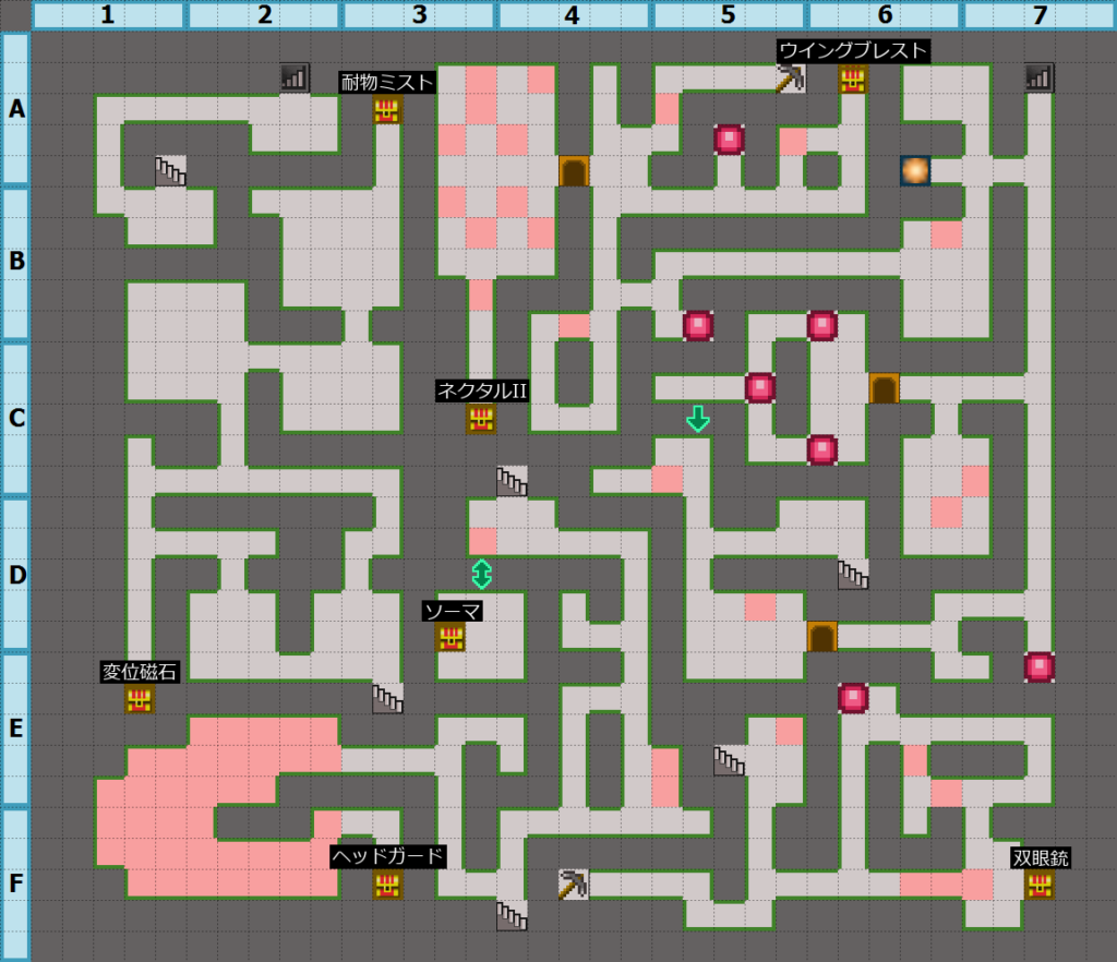 世界樹の迷宮２の８階の画像